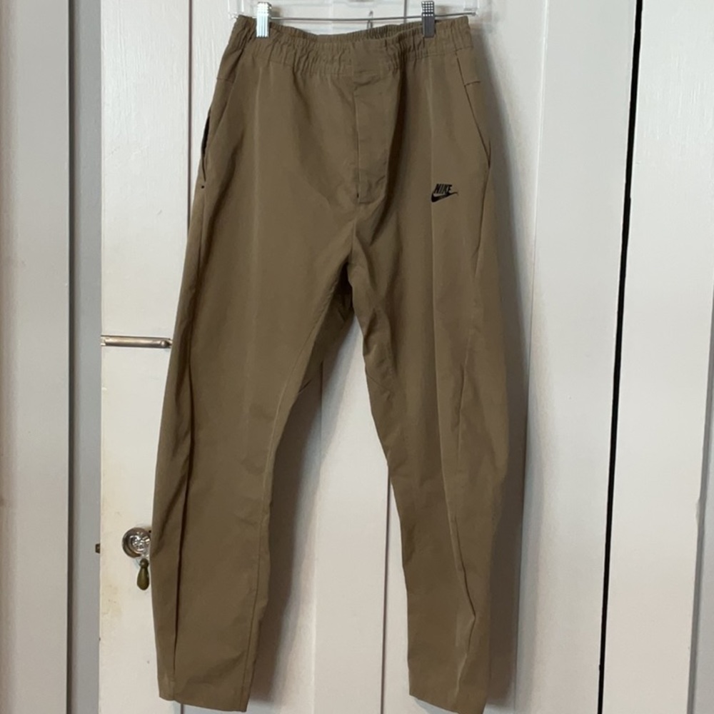 Large, light brown/tan, Nike men athletic lifestyle pants